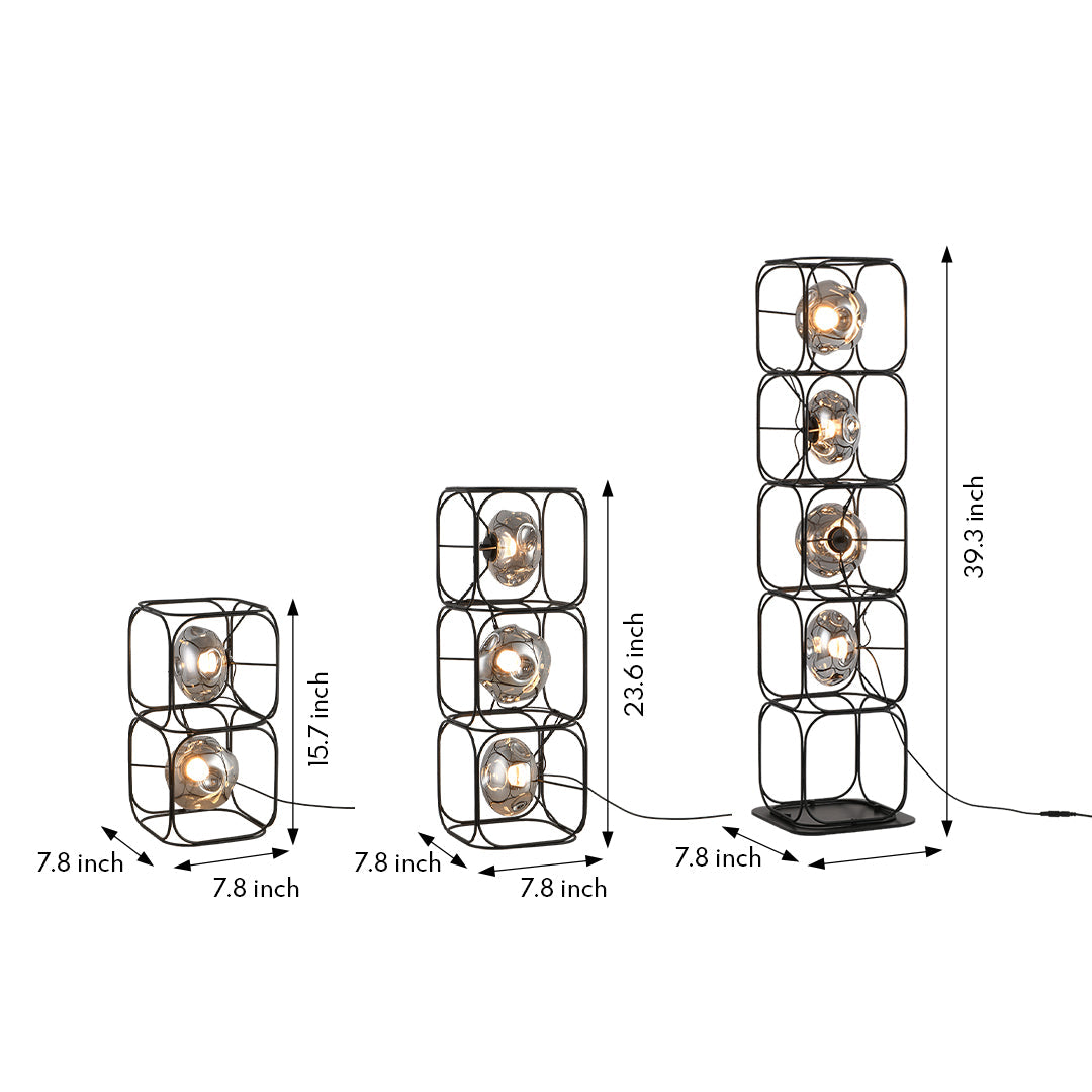 LED Eye-Care Cube Table Lamp Stackable Cube lights