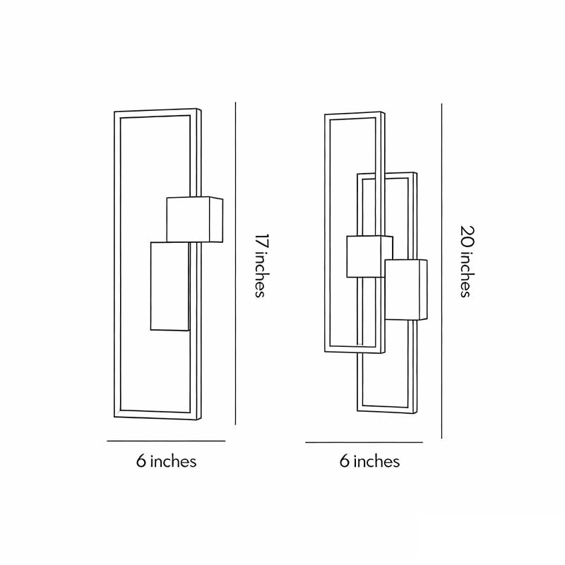 Geometric Wall Sconce Light LED Nordic Style Light