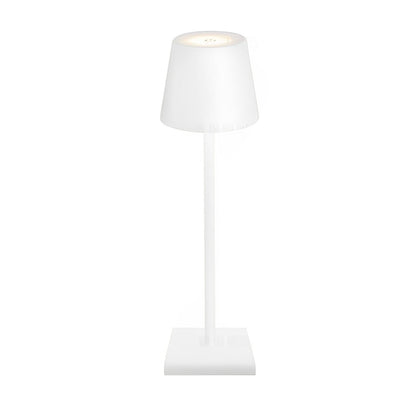 Top Hat Aluminum Rechargeable Portable Touch-Control Table Lamp
