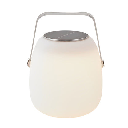 Portable Lantern Shaped Waterproof Chargable Solar Table Lamp with Remote