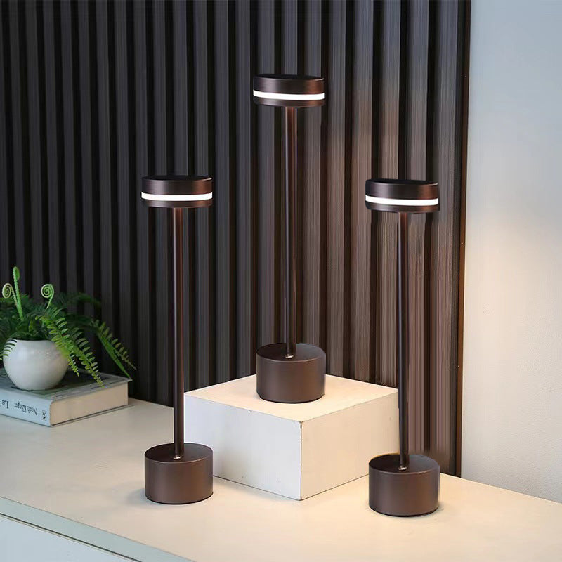 Portable Rechargeable Table Lamp Rod-Style LED Atmosphere Lamp