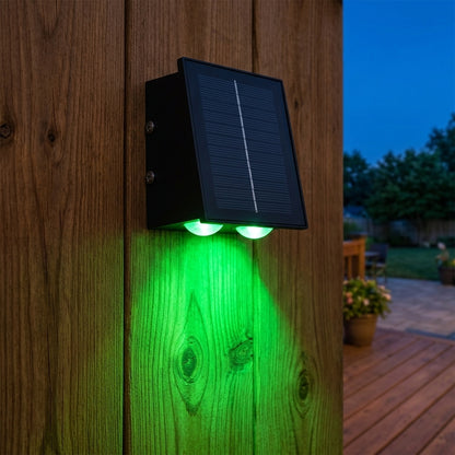 Washer Solar Modern Wall Light - Black Stainless Steel Up, Down or Up and Down Beam Sconce in Warm, Cool White or RGB for Patio Walls