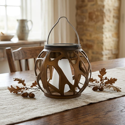 Solar Hanging Flame Lanterns - Weather-Resistant Flickering LED Lanterns in 1, 2 or 4 Packs for Tree Branches, Shepherd's Hooks and Pergolas