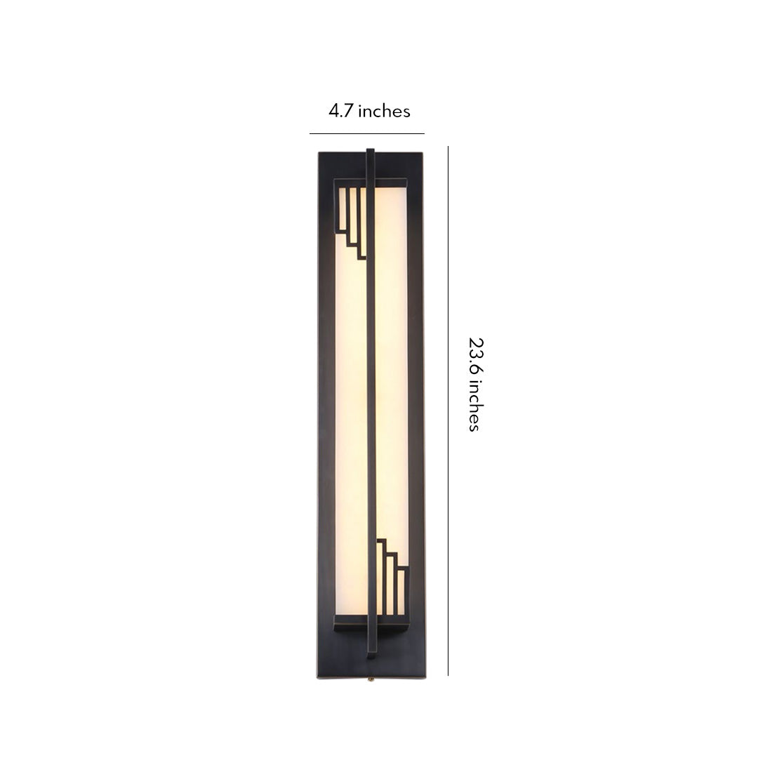 Linear Wall Sconces Indoor High-End Full Copper Lamp