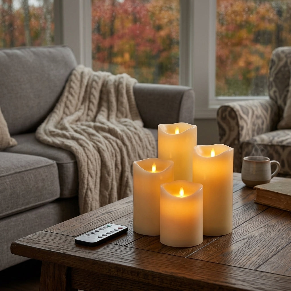 Flameless LED Candles with Remote - Flickering Waterproof Candle Sets in 24 to 144 Packs with Timer Control for Weddings, Venues and Mantels
