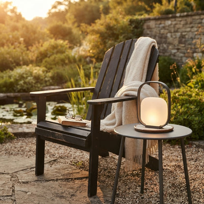 Portable Solar Lantern - Stainless Steel and Acrylic Lantern in 12.2 and 16.1 Inch Widths with Solar or Battery Power and IP65 Sealing