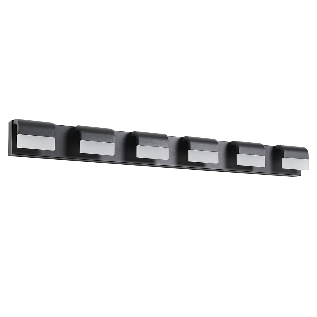Black Vanity Lighting for Bathroom Makeup Mirror Light