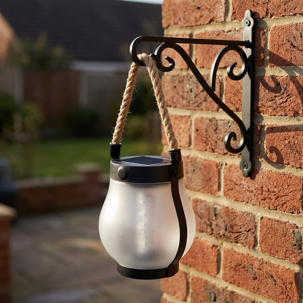 Solar Flame Camping Lantern - 22 LED Flame Effect Light with Solar and USB Charging and IPX4 Rating for Camping, Patio and Power Cuts