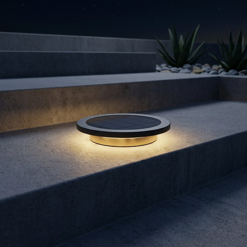 Modern Landscape Light - Gray Die-cast Aluminum and Glass Fixture with Base or Ground Insert Mount, Solar or Hardwired, for Courtyards