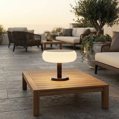 Solar Round Post Light - Black or White Die-Cast Aluminum Dome Cap Lamp with Cool or Warm White LEDs, Sold Single or in 2 to 8-Packs