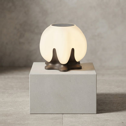 Globe Post Light - Acrylic Globe on Stainless Steel Base in 11.8 and 15.7 Inch Diameters with Solar, Hardwired or Combined Power Options