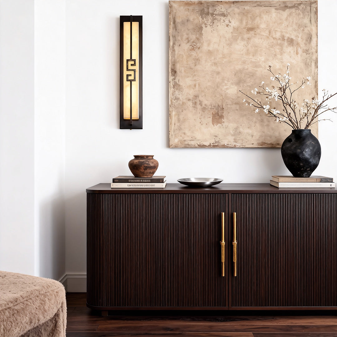 Contemporary Wall Sconce Lighting Simple Background Lamp