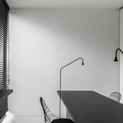 Black and Gold Floor Lamps LED Minimalist Reading Lamps