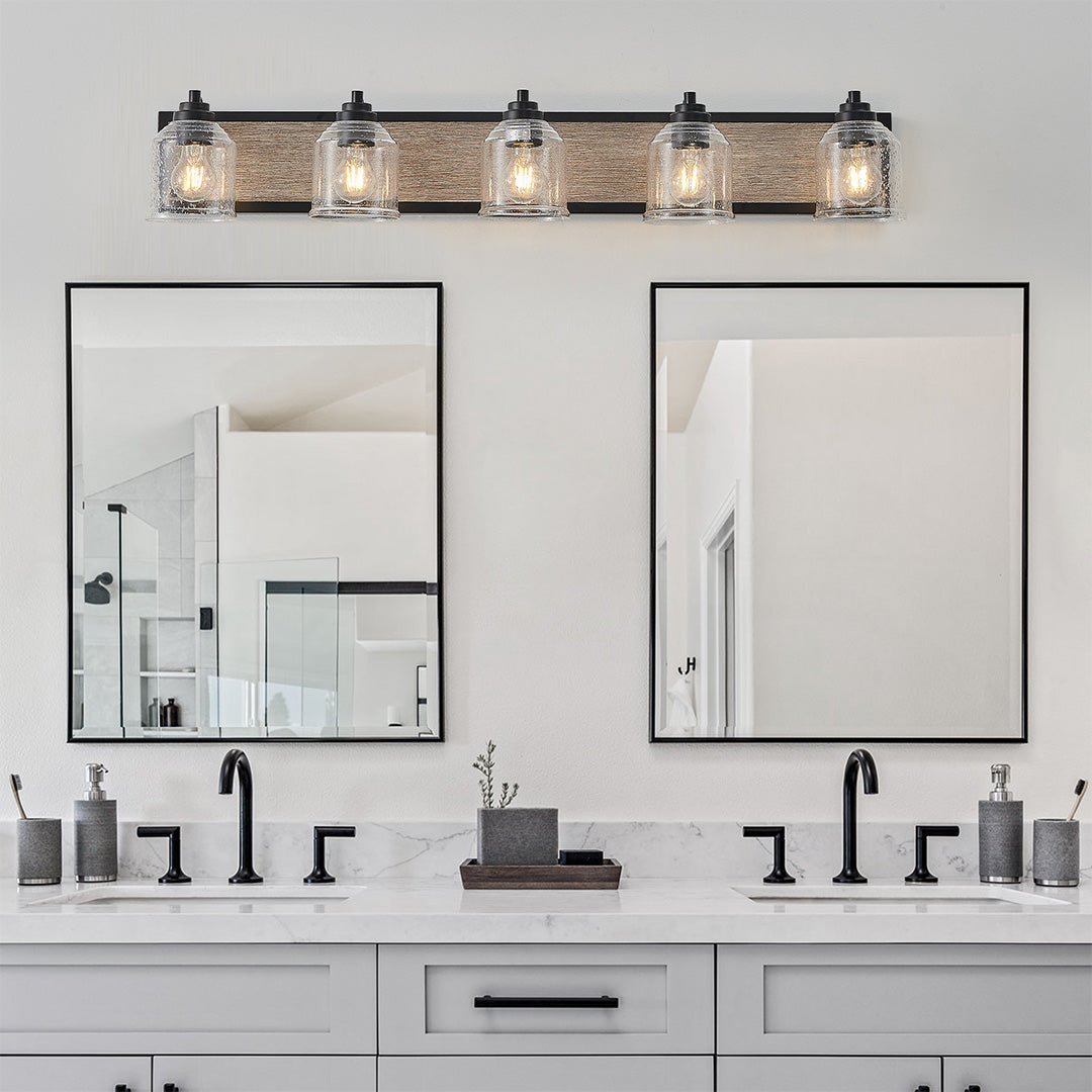 Multi Light Wall Sconce Nordic Geometric Linear Lamp