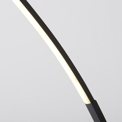 Arcing Floor Lamps Modern Remote Control Aluminum LED Lamp