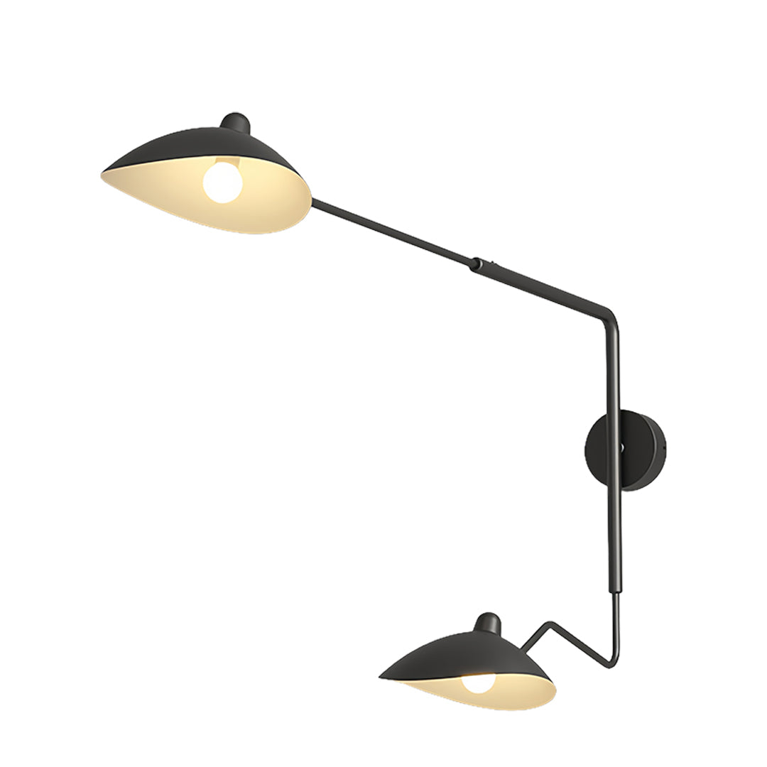 Swing Arm Wall Light Contemporary Industrial Full Spectrum Lamp