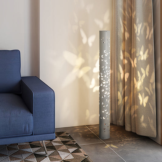 Butterfly Floor Lamp Ambient Projector Decorative Column Lamp