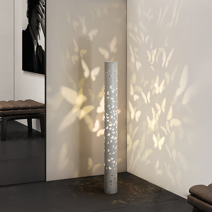 Butterfly Floor Lamp Ambient Projector Decorative Column Lamp