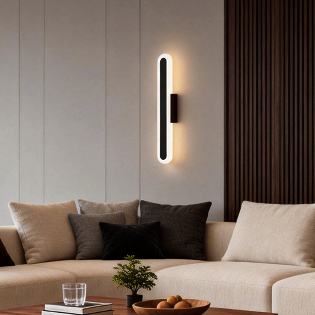 Bar Wall Light Modern Minimalist Oval Linear Light