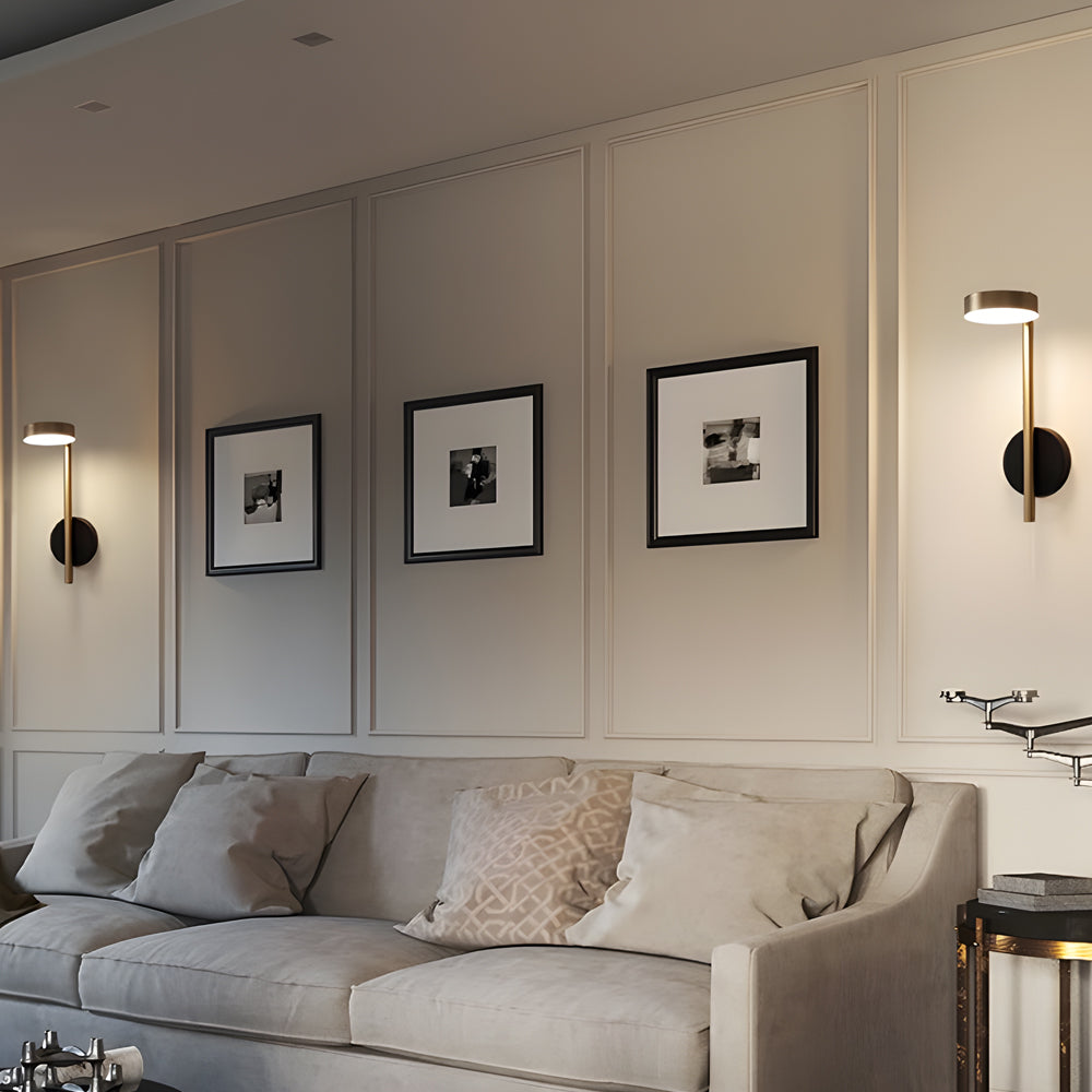 Bedside Lamps for Wall Adjustable LED Luxury Metal Light