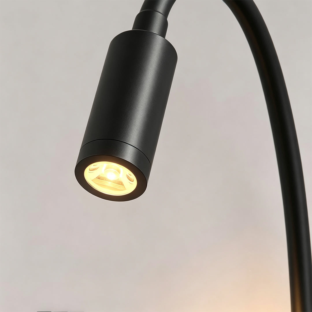 Bedside Reading Wall Lights Creative Black Metal Lamp