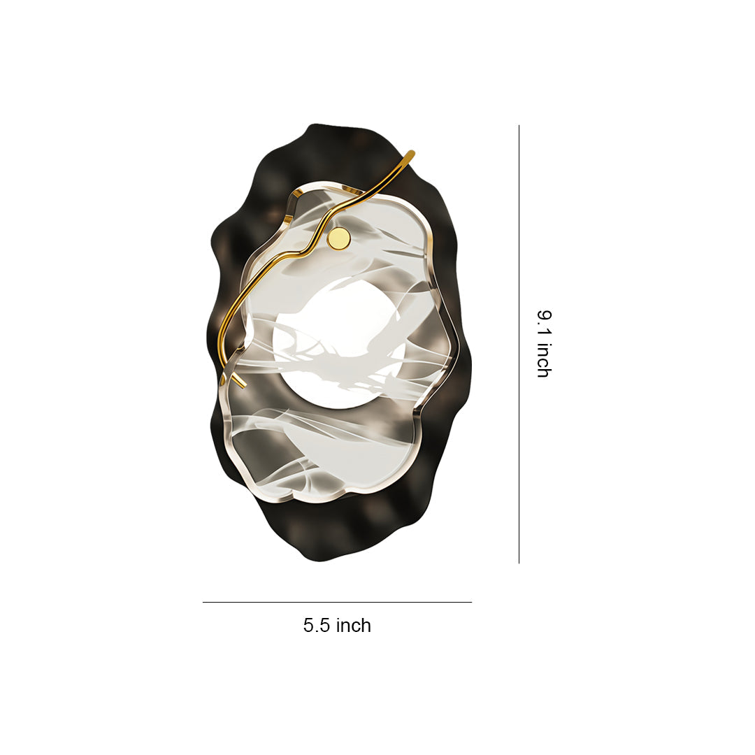Black Wall Light Full-Spectrum Eye-Protecting Indoor Decorative Lamp