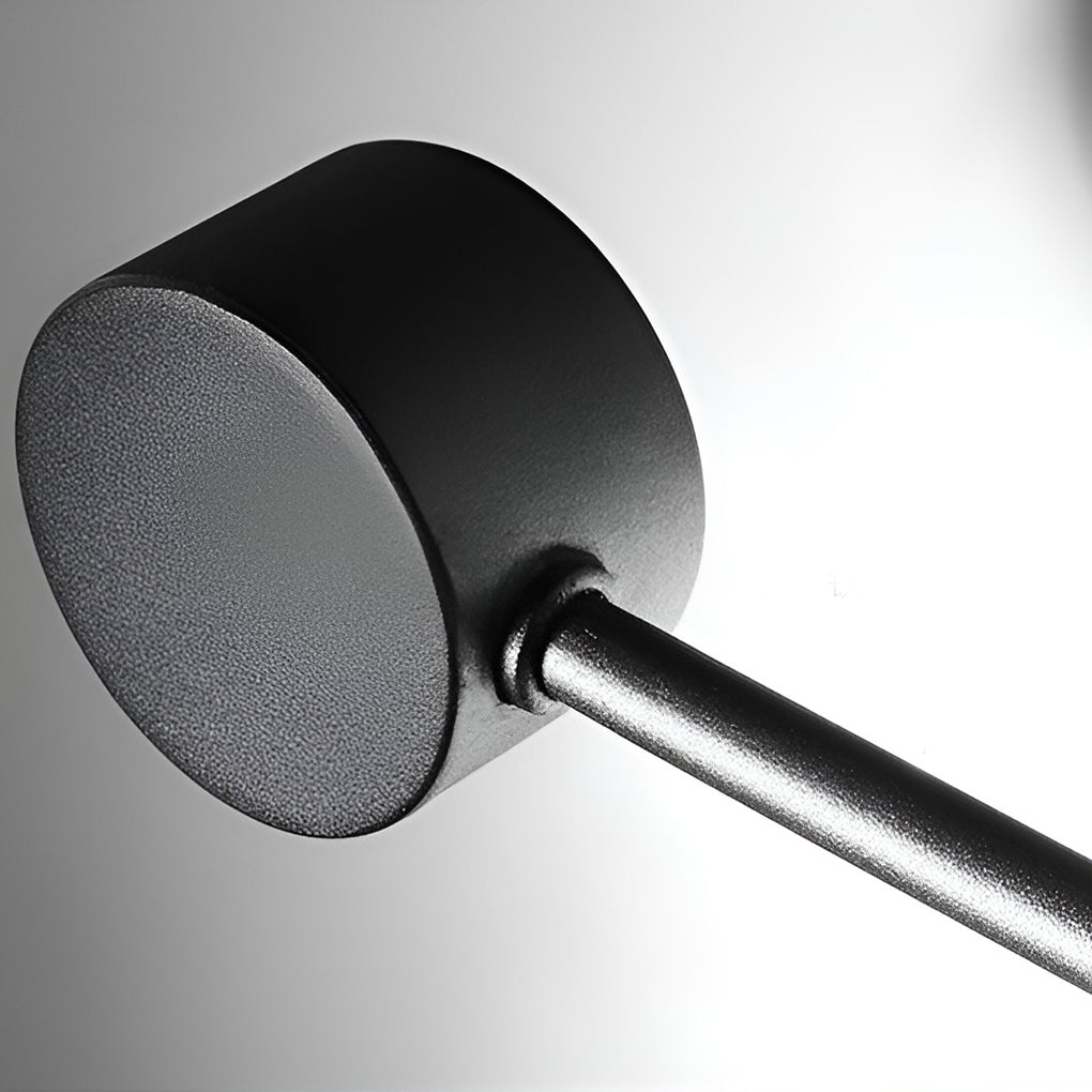 Black Wall Light Modern LED Straight Line Right Angle Light