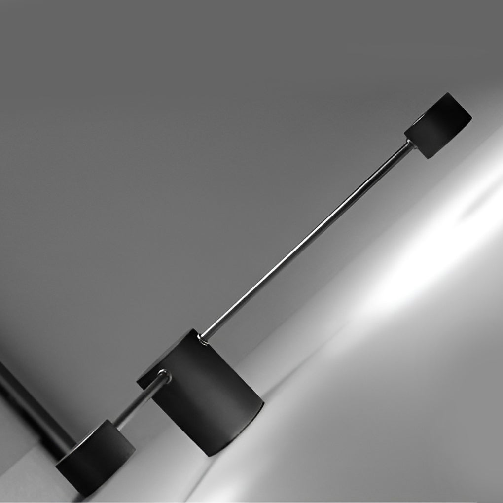 Black Wall Light Modern LED Straight Line Right Angle Light