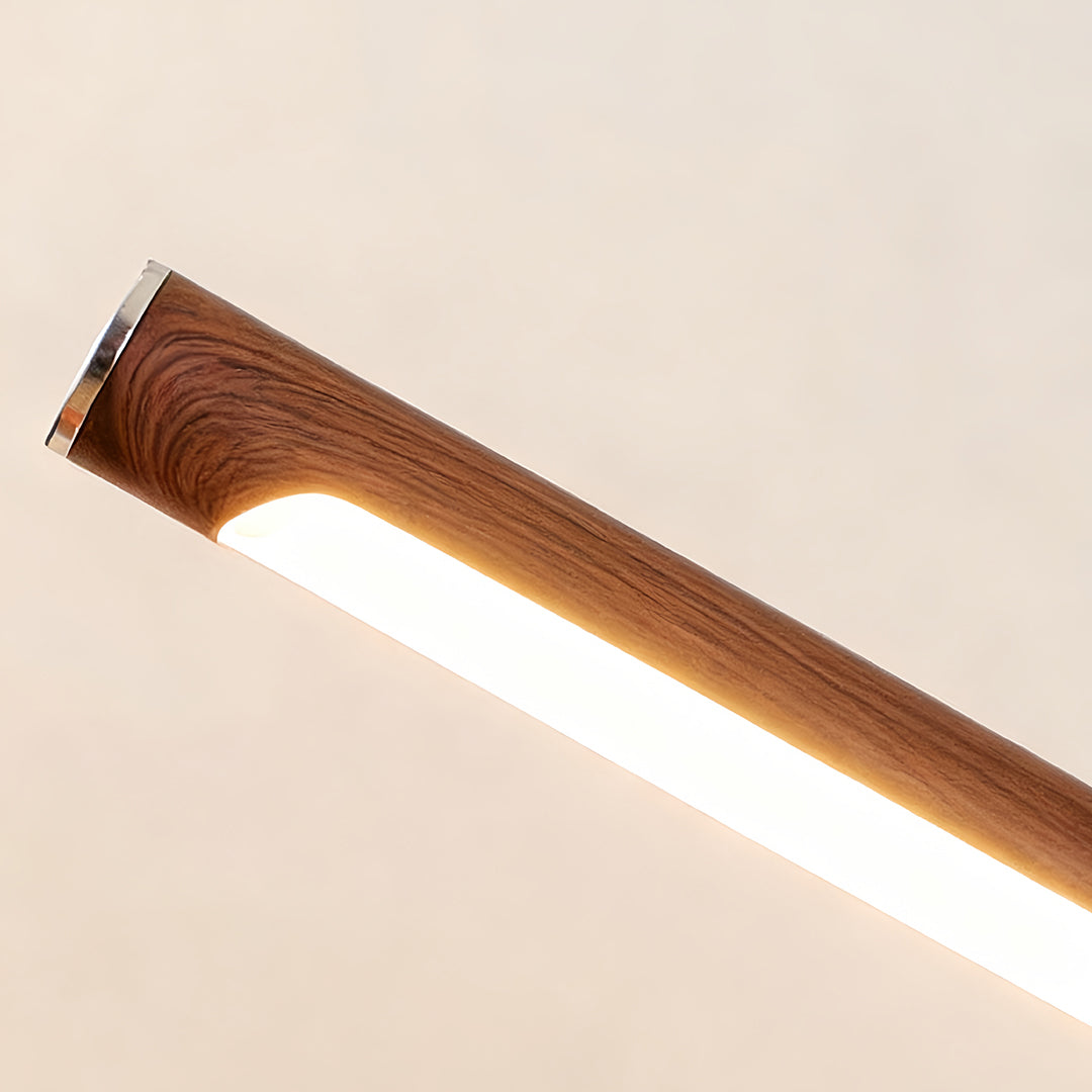Swing Wall Light Mid-Century Iron Walnut Eye-Protecting Arm Lamp