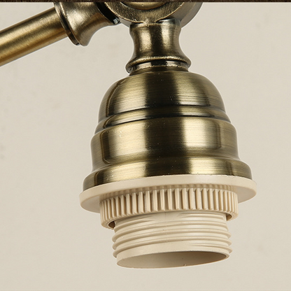 Bronze Desk Lamps Vintage Metal LED Head Gooseneck Lamp
