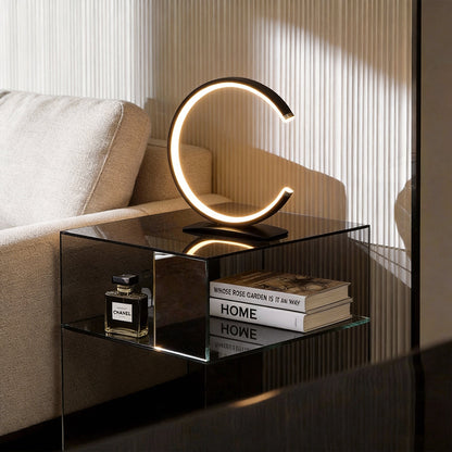 C Shaped Table Lamp Touch-Control LED Modern Ambient Lamp