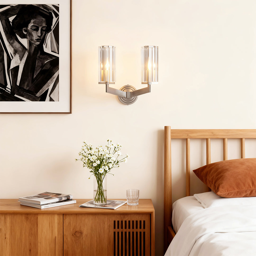 Decorative Wall Sconce Candle Minimalist Copper Lamp