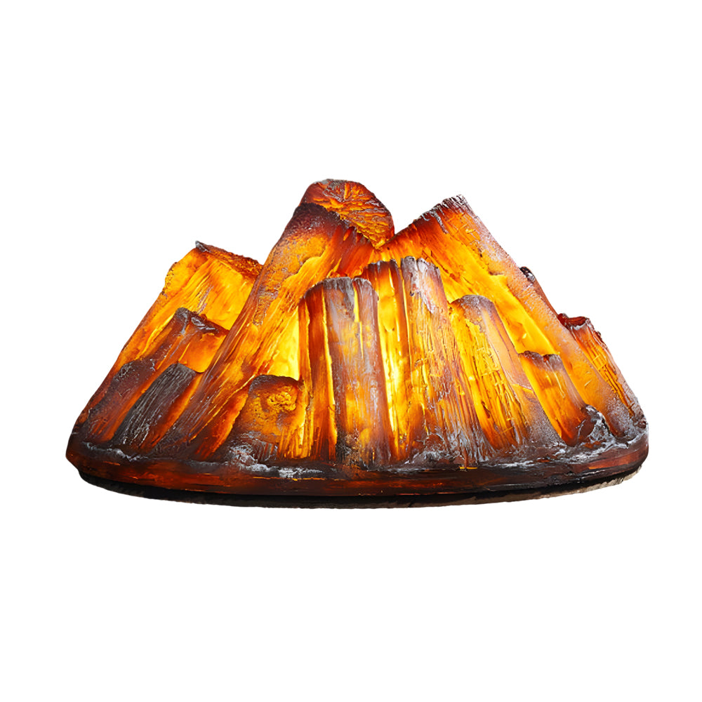 Charcoal Burner Lighter Decorative Resin Simulation Fireplace Light