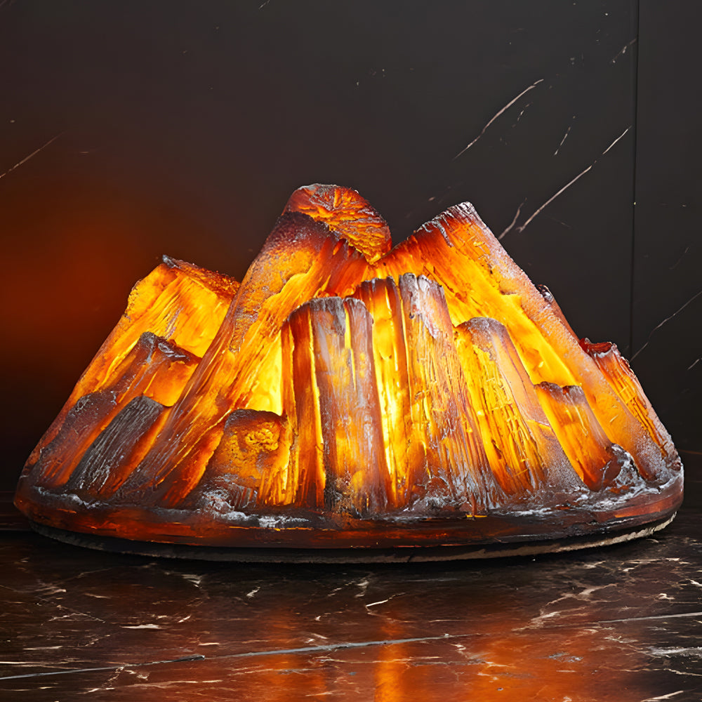 Charcoal Burner Lighter Decorative Resin Simulation Fireplace Light