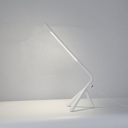 Three Legged Table Lamp LED Eye-Care Rotatable Unique Accent Lamp