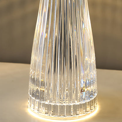 Clear Table Lamps Transparent Portable Acrylic Decorative Lamps