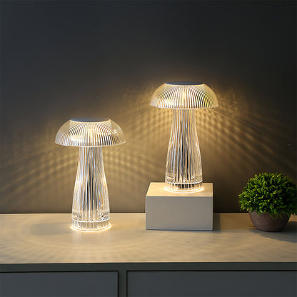 Clear Table Lamps Transparent Portable Acrylic Decorative Lamps