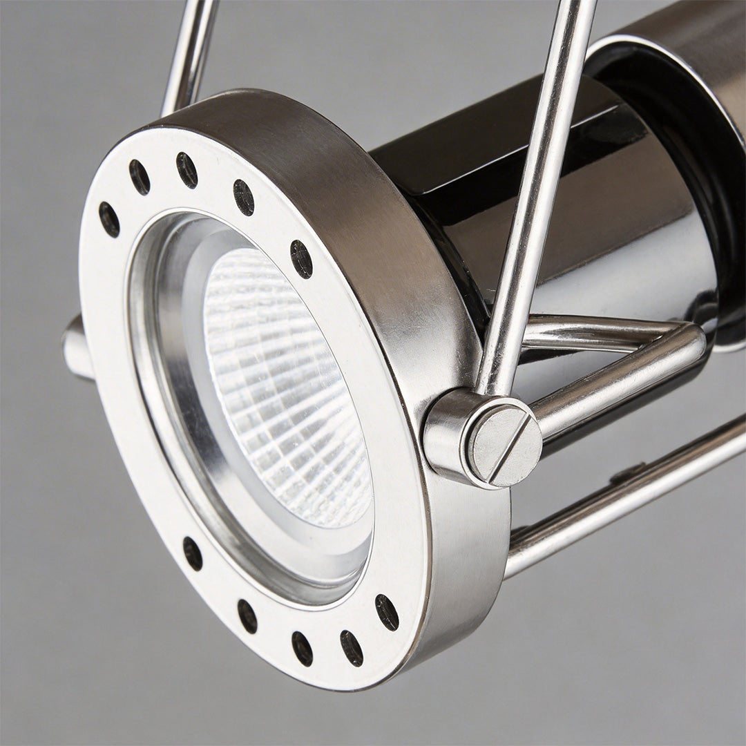 Industrial Wall Lights Silver Die-Cast Aluminum Metal Lamp