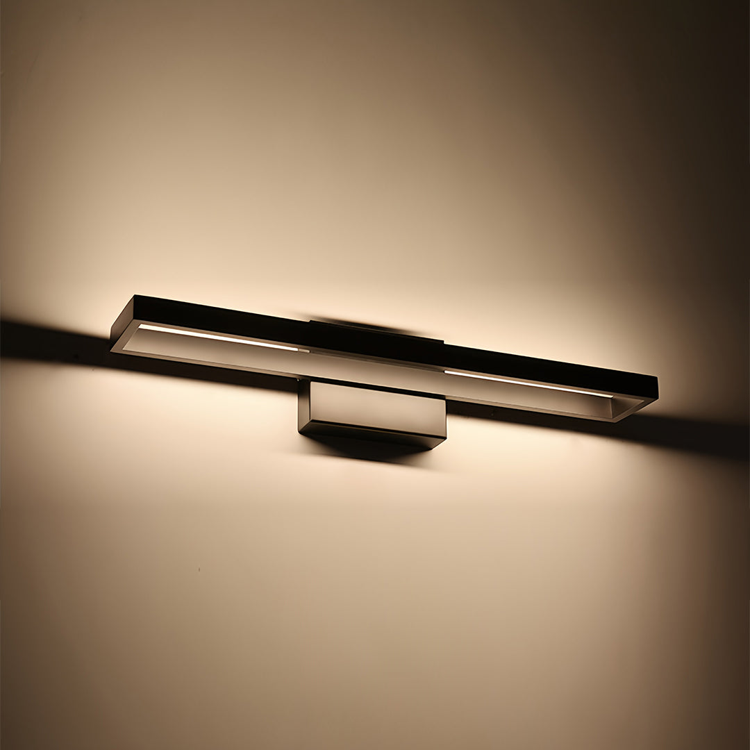 Black Vanity Bathroom Light Dimmable LED Modern Picture Wall Light