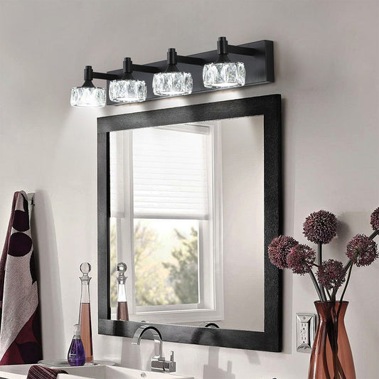 Crystal Bathroom Vanity Light Modern Luxury Iron Lamp