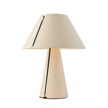 Table White Lamps Modern Pleated Shade Elegant Bedroom Bedside Lamp