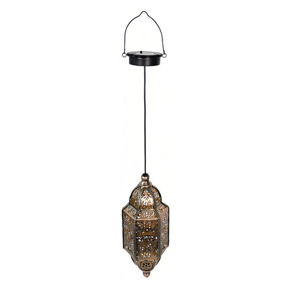 Outdoor Moroccan Lanterns Waterproof Solar Powered Garden Light