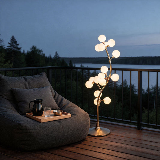6 PCS Decorate Floor Lamp Wedding Decoration Cotton Tree Lights