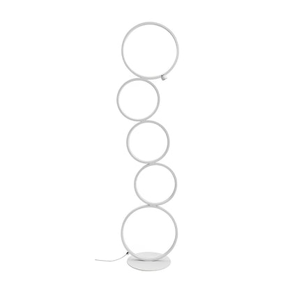 Decorative Floor Lamps Five-Ring Layered Art Floor Lamp