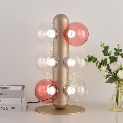 Minimalist LED Glass Bubble Table Lamp Multi-ball Decorative Lamp