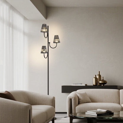 Minimalist Black Contemporary Floor Lamp American Style