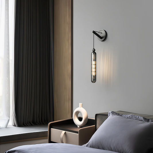 Wall Mount Pendant Light Modern Minimalist Brass Lamp