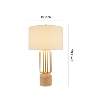 Geometric Metal Cage Table Light Nordic Style LED Eye-Care Lamp