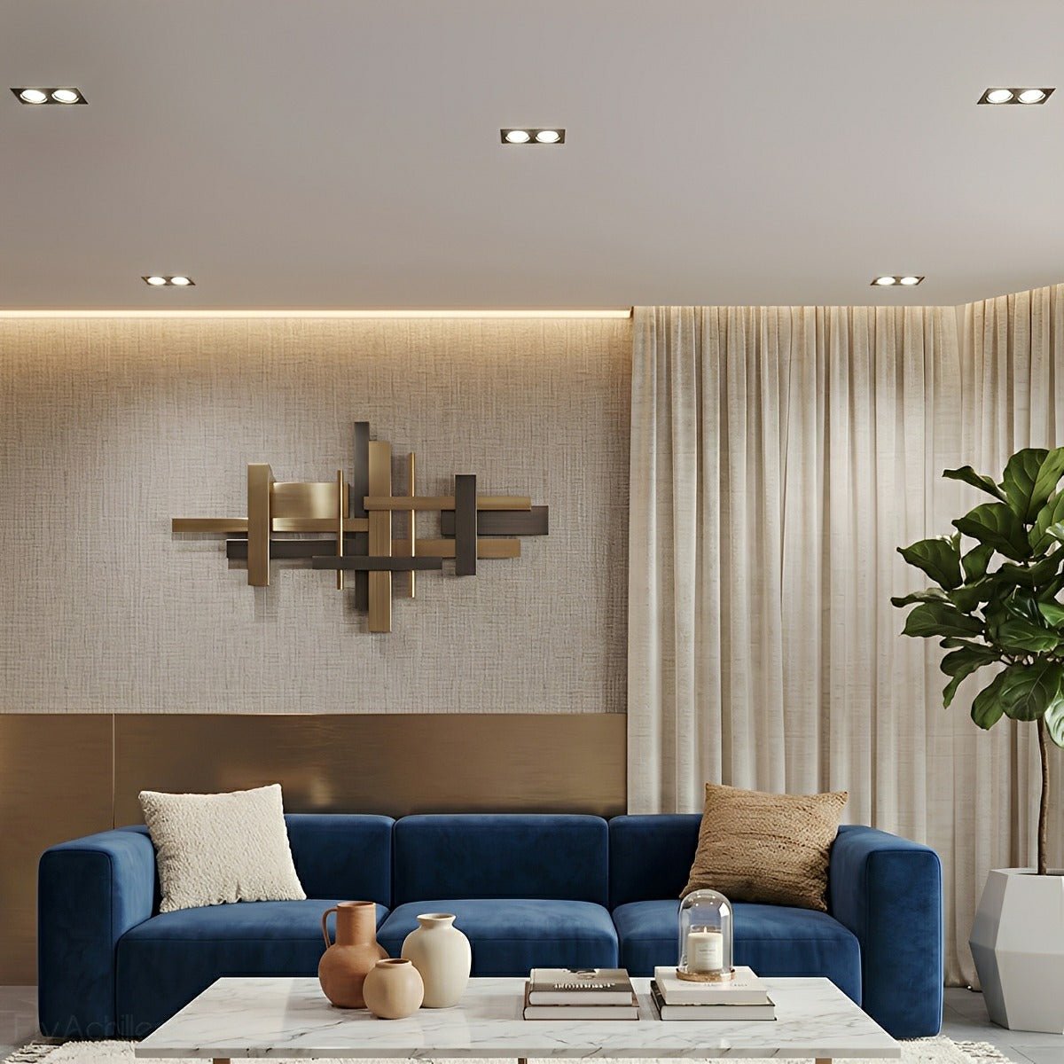 Dimmable Modern Minimalist 2-Lights Ceiling Downlight Recessed LED Spotlight