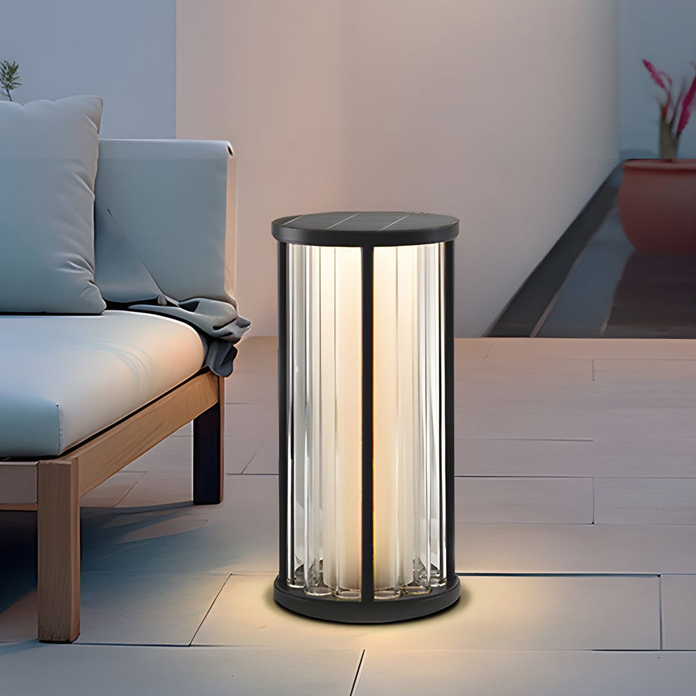 Cylinder Lantern Outdoor Light Waterproof Outdoor Solar Lights